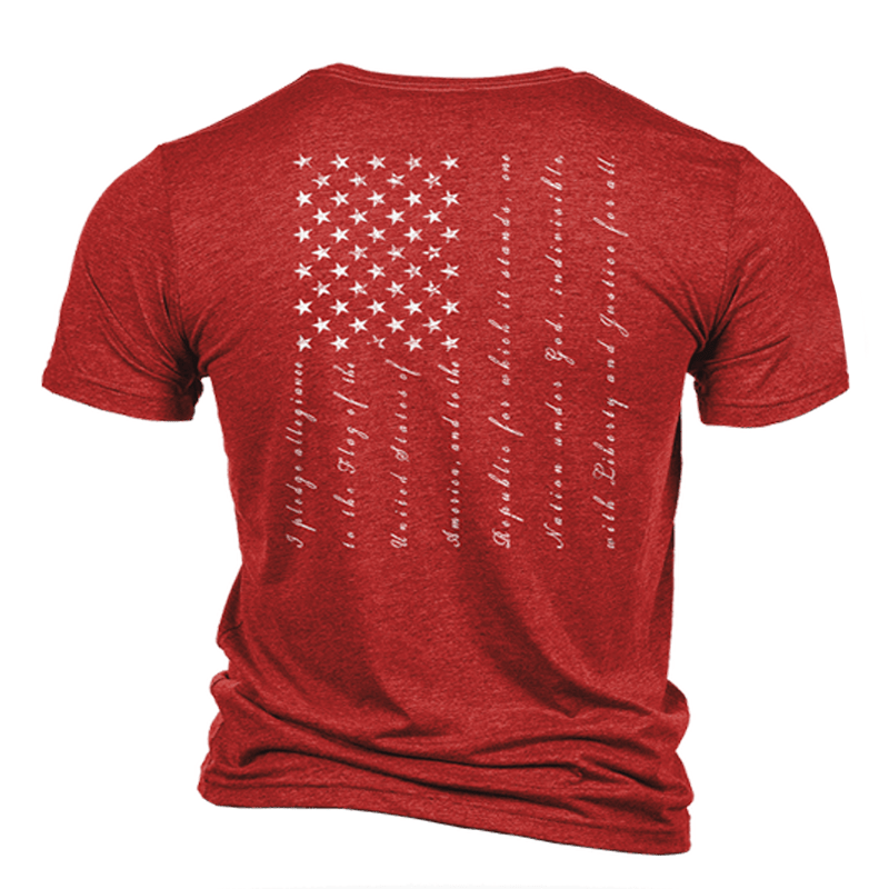 Maturelion The Pledge Unisex Patriotic T-Shirt