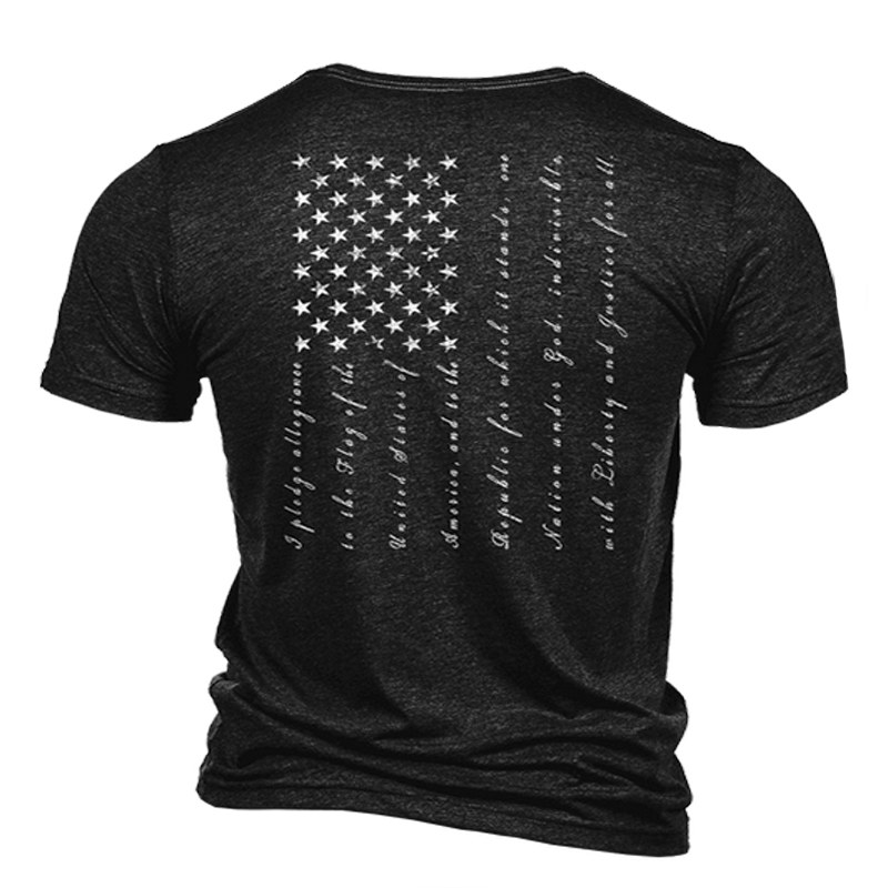 Maturelion The Pledge Unisex Patriotic T-Shirt