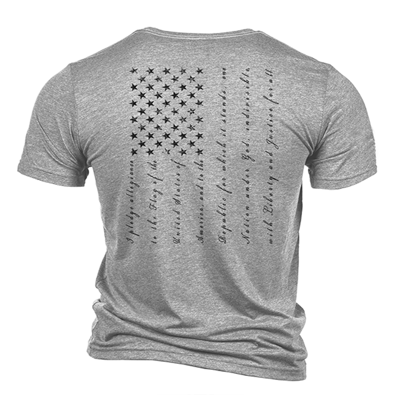 Maturelion The Pledge Unisex Patriotic T-Shirt