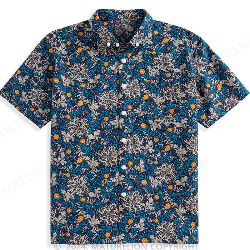 Maturelion Honeysuckle Vines Hawaiian Shirt