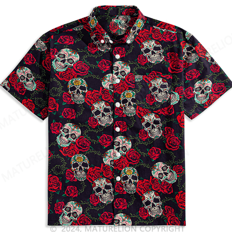 Maturelion Bloom And Death Hawaiian Shirt