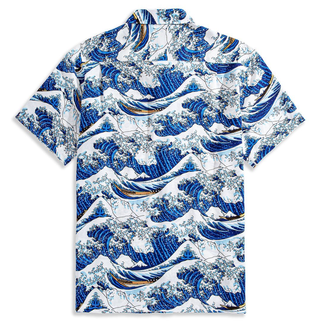 Maturelion Great Wave off Kanagawa Hawaiian Shirt