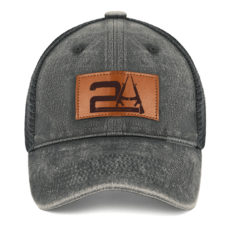 Maturelion 2a Est 1791 Woven Patch Leather Patch Caps