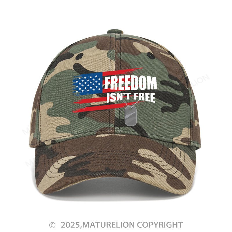 Maturelion Baseball Cap Freedom Isn't Free Cap (Free Customization)