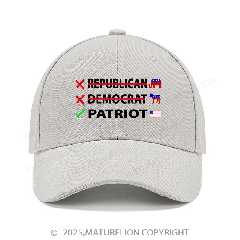 Maturelion Baseball Cap Patriot Cap (Free Customization)