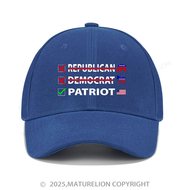 Maturelion Baseball Cap Patriot Cap (Free Customization)