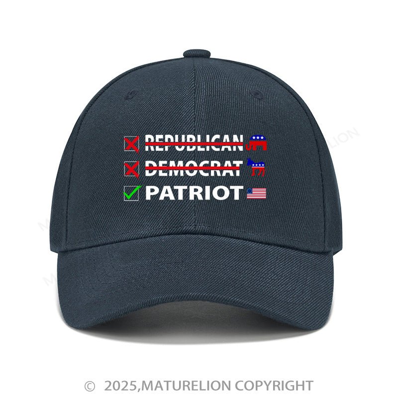 Maturelion Baseball Cap Patriot Cap (Free Customization)