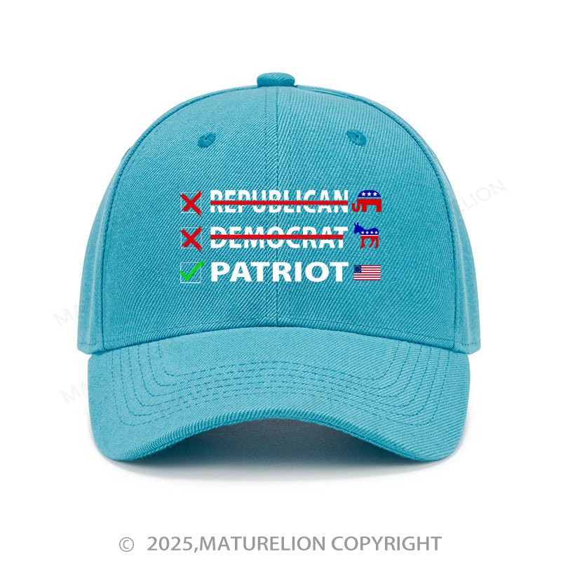 Maturelion Baseball Cap Patriot Cap (Free Customization)