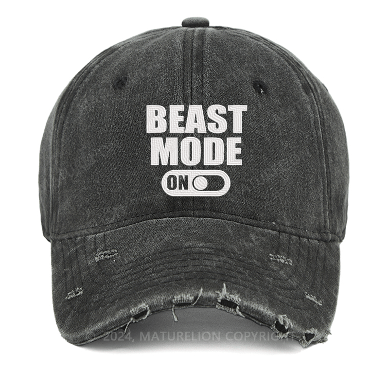 Maturelion Beast Mode Embroidered Cap