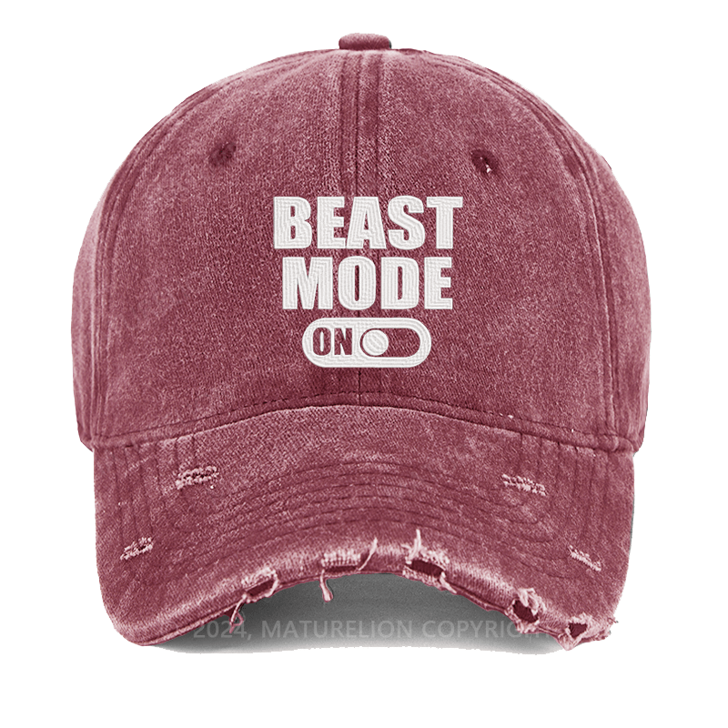 Maturelion Beast Mode Embroidered Cap