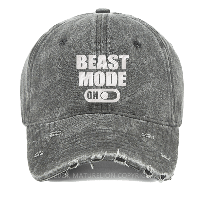 Maturelion Beast Mode Embroidered Cap