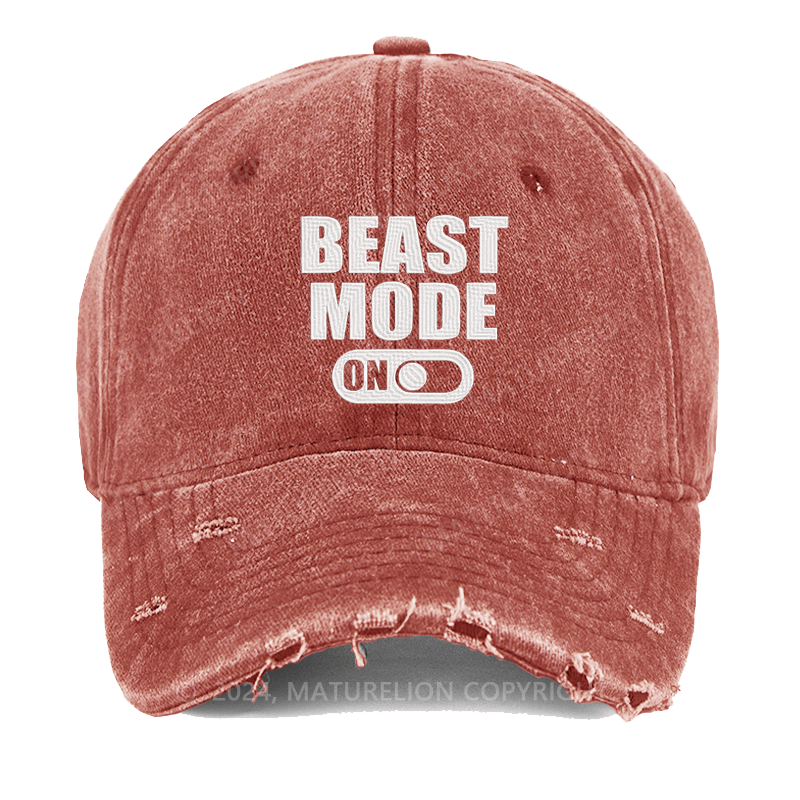 Maturelion Beast Mode Embroidered Cap