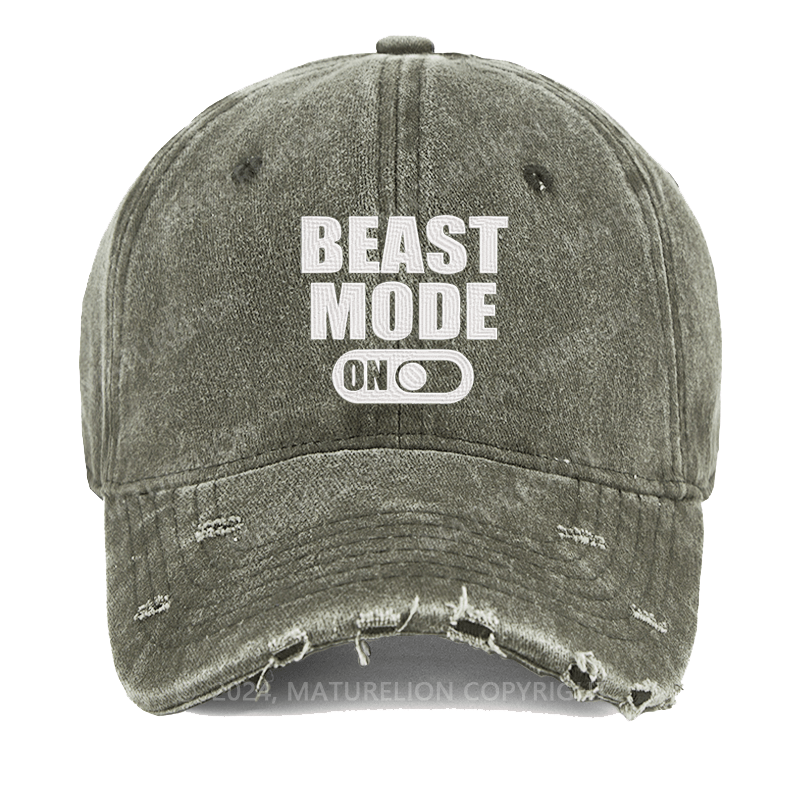 Maturelion Beast Mode Embroidered Cap