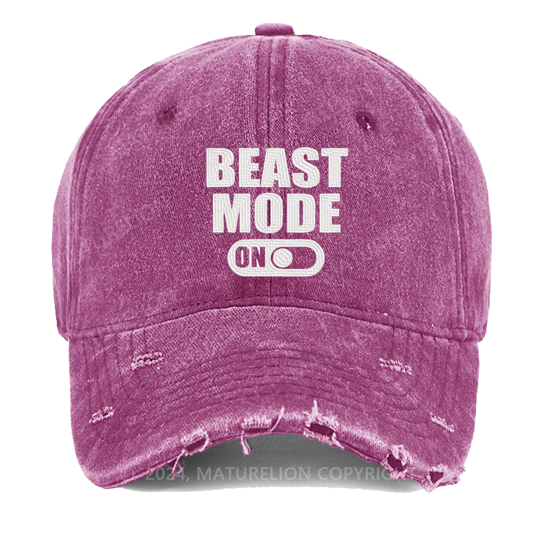 Maturelion Beast Mode Embroidered Cap