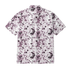 Maturelion Botanical Print Casual Cotton Hawaiian T-Shirt