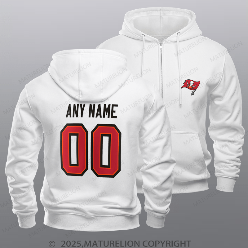 Maturelion Buccaneers Nfl Custom Zipper Hoodie