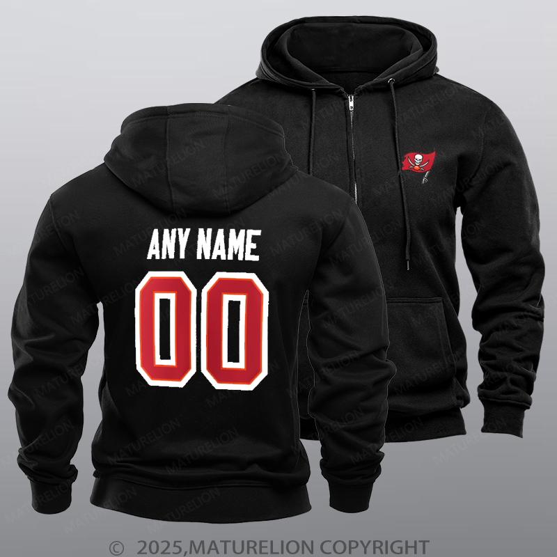 Maturelion Buccaneers Nfl Custom Zipper Hoodie