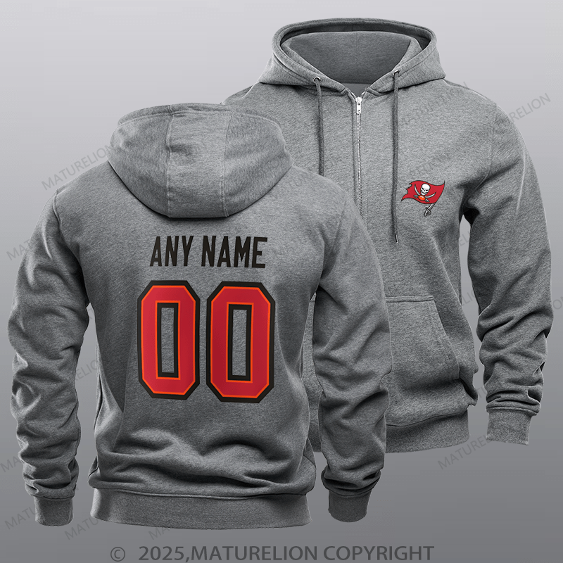 Maturelion Buccaneers Nfl Custom Zipper Hoodie