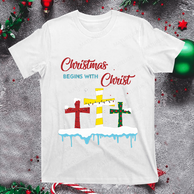 Maturelion Christmas Being With Christ Women T-Shirt