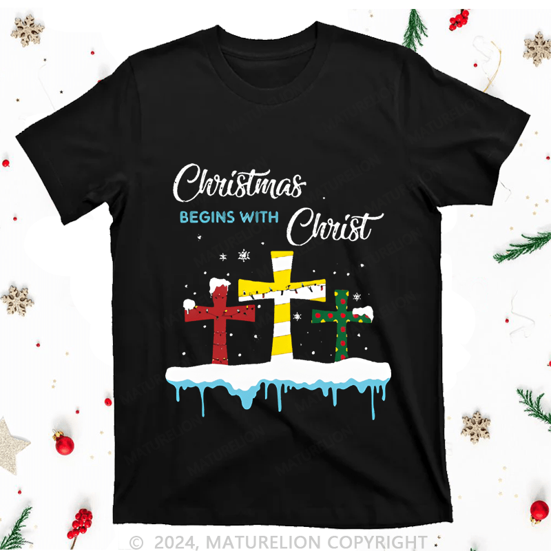 Maturelion Christmas Being With Christ Women T-Shirt