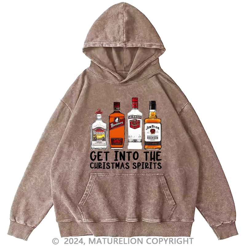 Maturelion Christmas Hoodie Get Into The Christmas Spirits Custom Hoodie