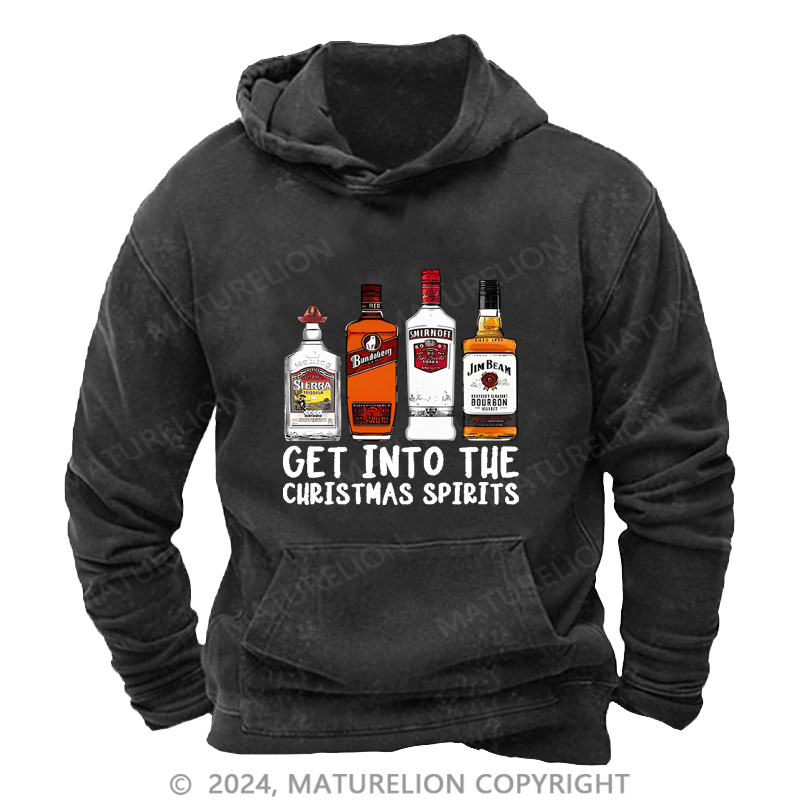 Maturelion Christmas Hoodie Get Into The Christmas Spirits Custom Hoodie