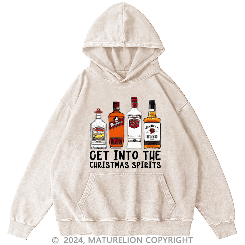 Maturelion Christmas Hoodie Get Into The Christmas Spirits Custom Hoodie