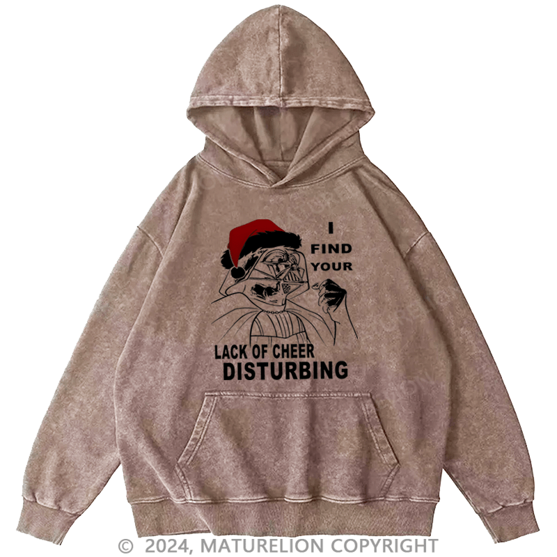 Maturelion Christmas Hoodie I Find Your Lack Of Cheer Disturbing Custom Hoodie