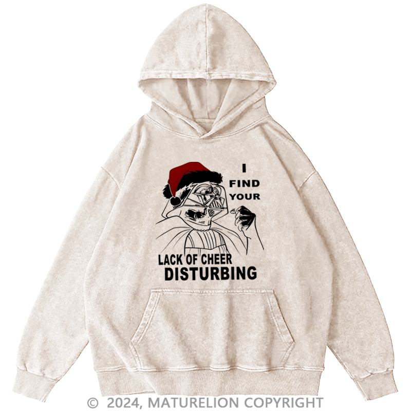 Maturelion Christmas Hoodie I Find Your Lack Of Cheer Disturbing Custom Hoodie