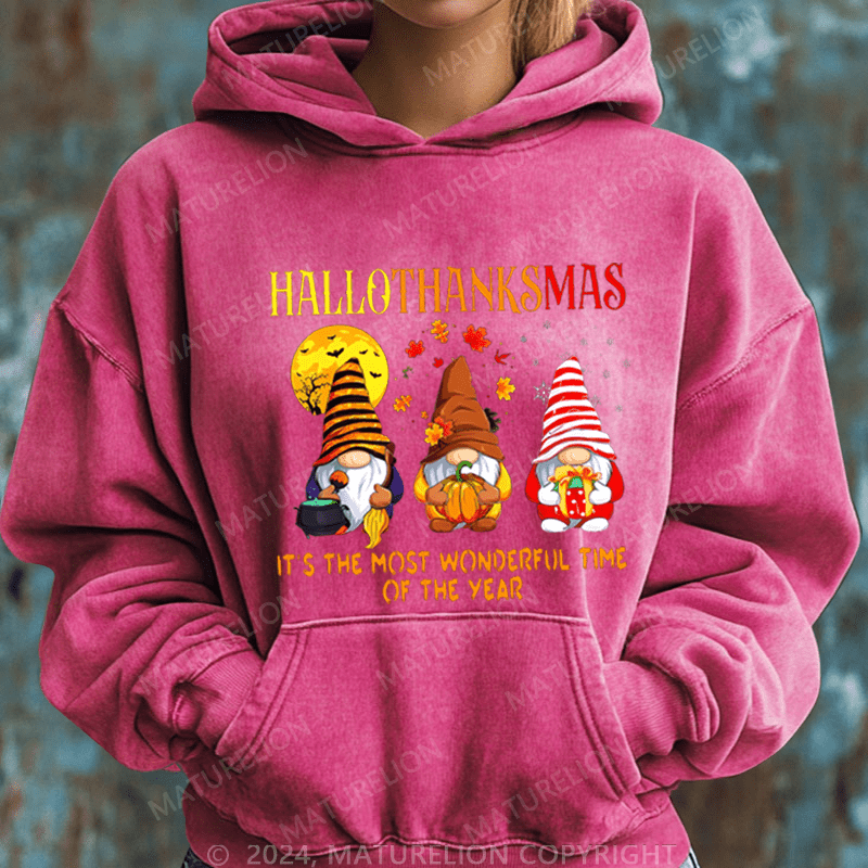 Maturelion Christmas Hoodie It's The Most Wonderful Time Of The Year Women Hoodie