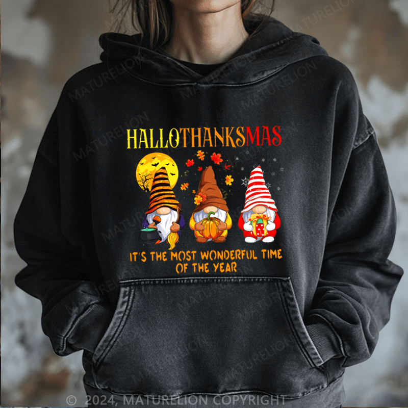 Maturelion Christmas Hoodie It's The Most Wonderful Time Of The Year Women Hoodie