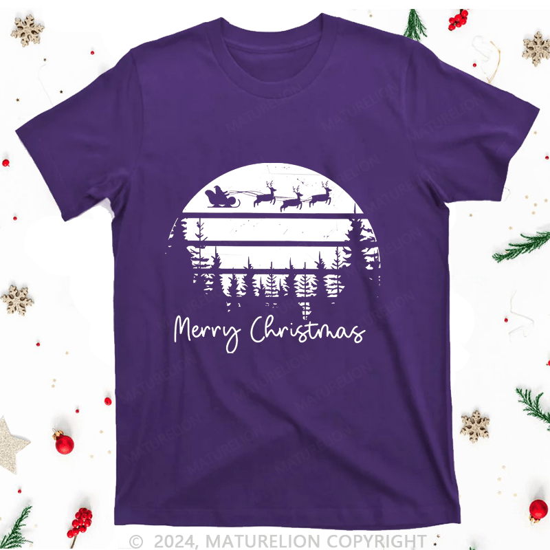 Maturelion Merry Christmas Women T-Shirt