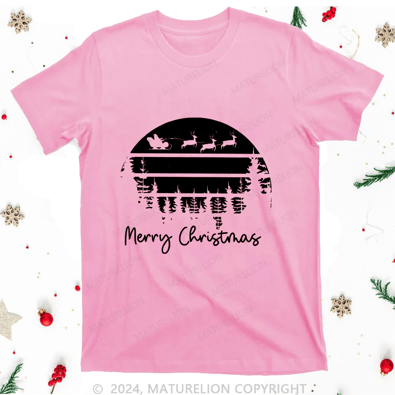 Maturelion Merry Christmas Women T-Shirt