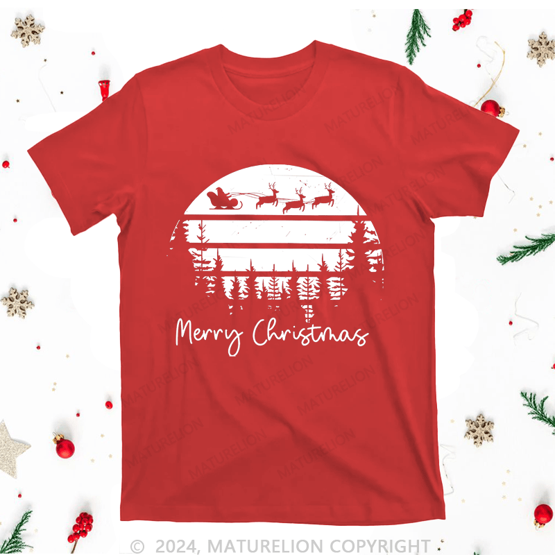 Maturelion Merry Christmas Women T-Shirt