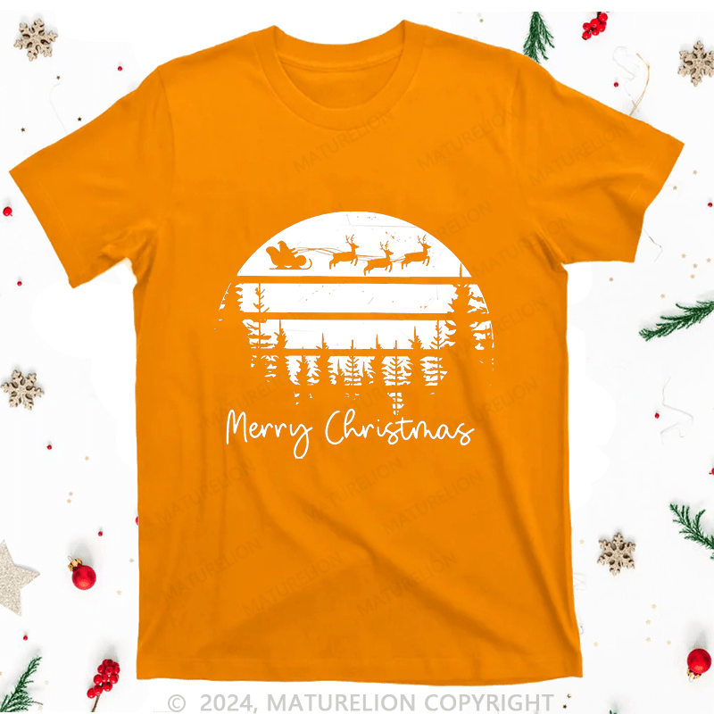 Maturelion Merry Christmas Women T-Shirt