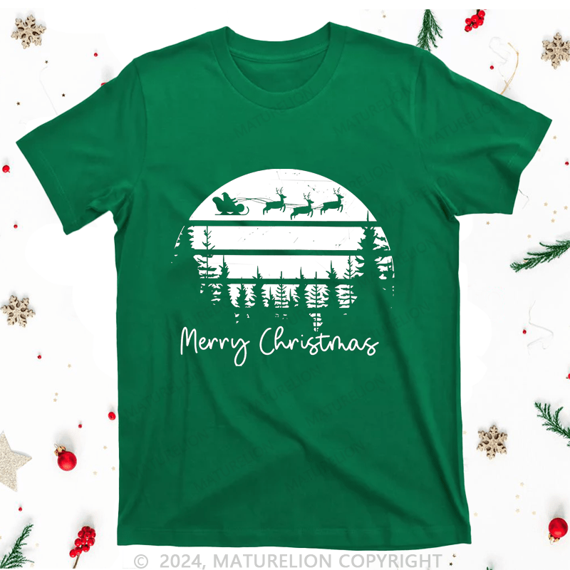 Maturelion Merry Christmas Women T-Shirt