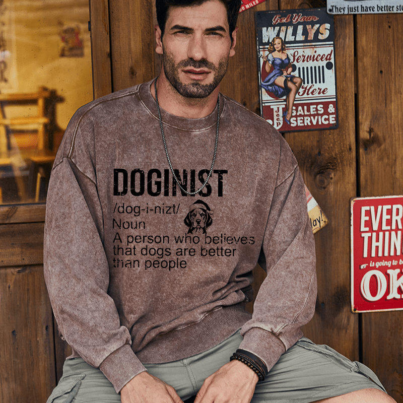 Maturelion Christmas Sweatshirt Doginist Definition Dogs Are Better Than People Funny Quote Custom Sweatshirt