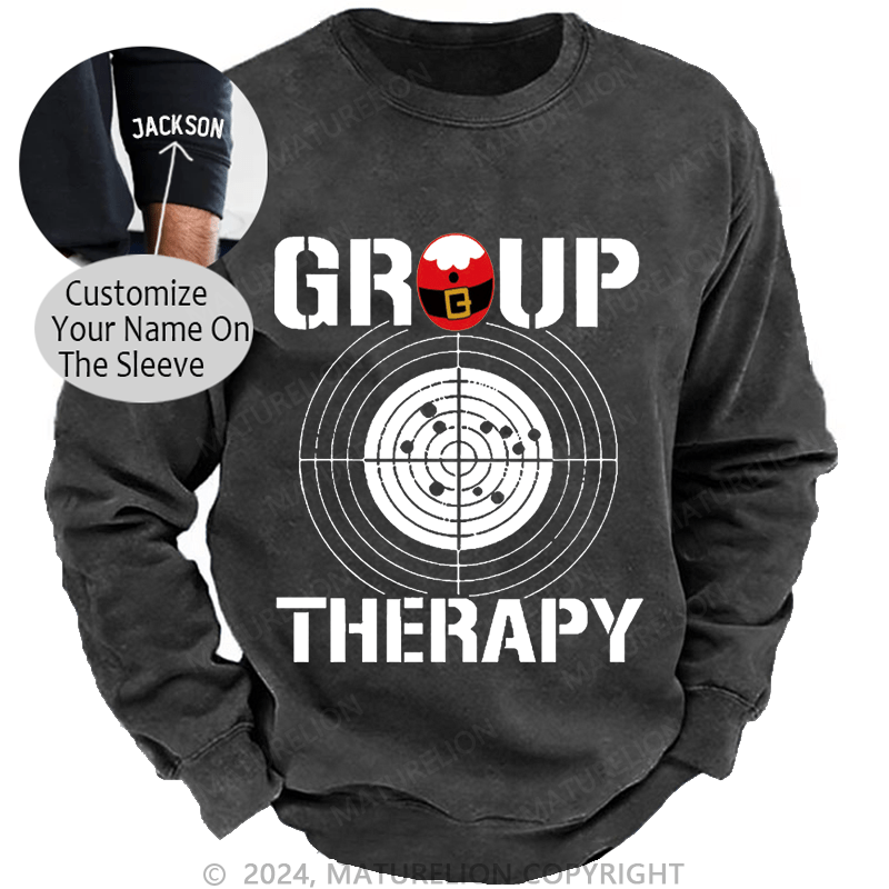 Maturelion Christmas Sweatshirt Group Therapy Custom Sweatshirt