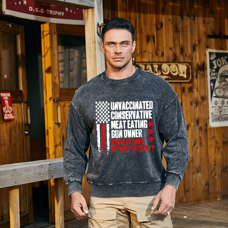 Maturelion Christmas Sweatshirt Unvaccinated Conservative Meat Eating Gun Owner Funny Offended Custom Sweatshirt