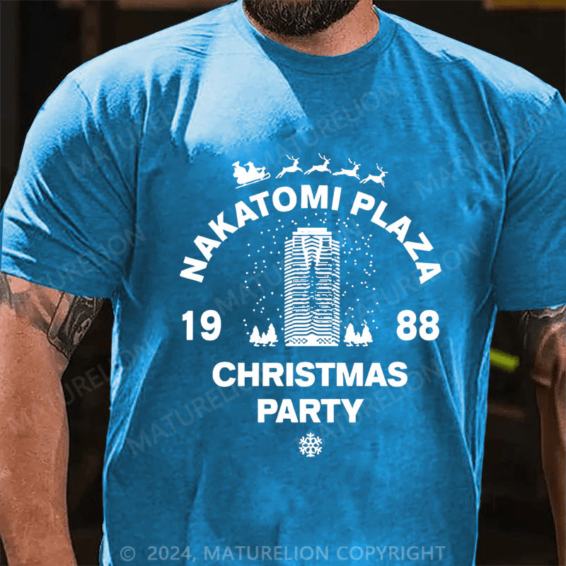 Maturelion Christmas T-Shirt Nakatomi Plaza Christmas Party 1988 T-shirt