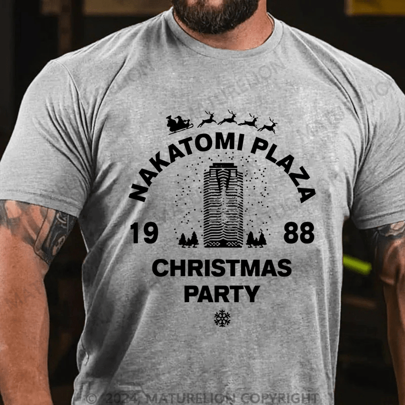 Maturelion Christmas T-Shirt Nakatomi Plaza Christmas Party 1988 T-shirt