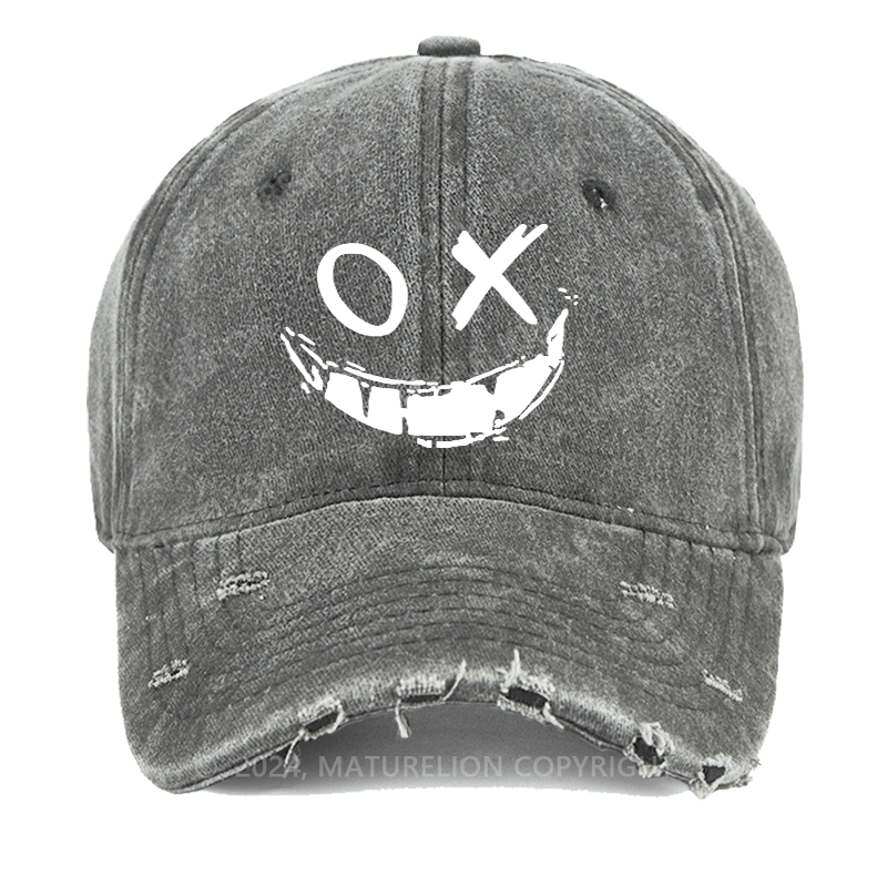 Maturelion Devil's Smile Washed Vintage Cap