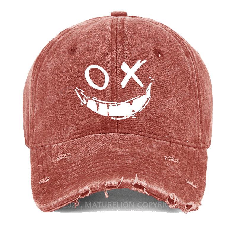 Maturelion Devil's Smile Washed Vintage Cap