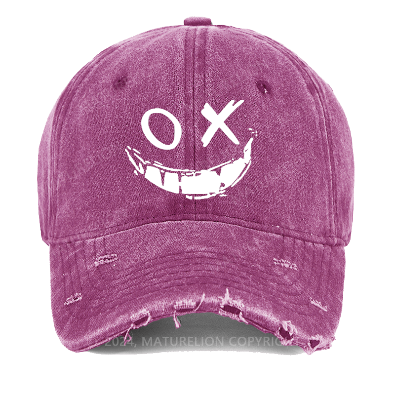 Maturelion Devil's Smile Washed Vintage Cap