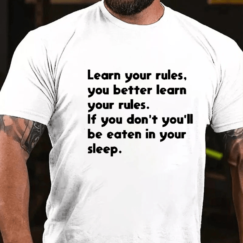 Maturelion Dwight's Rules Cotton T-Shirt