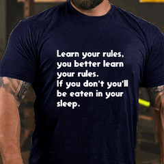 Maturelion Dwight's Rules Cotton T-Shirt