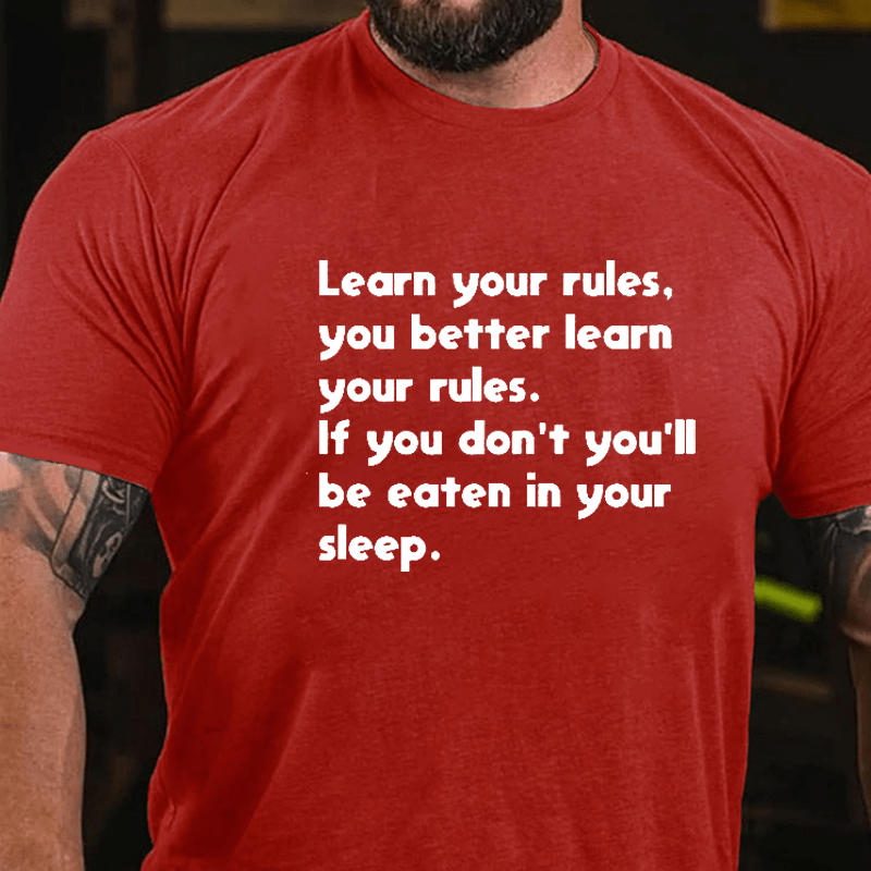 Maturelion Dwight's Rules Cotton T-Shirt