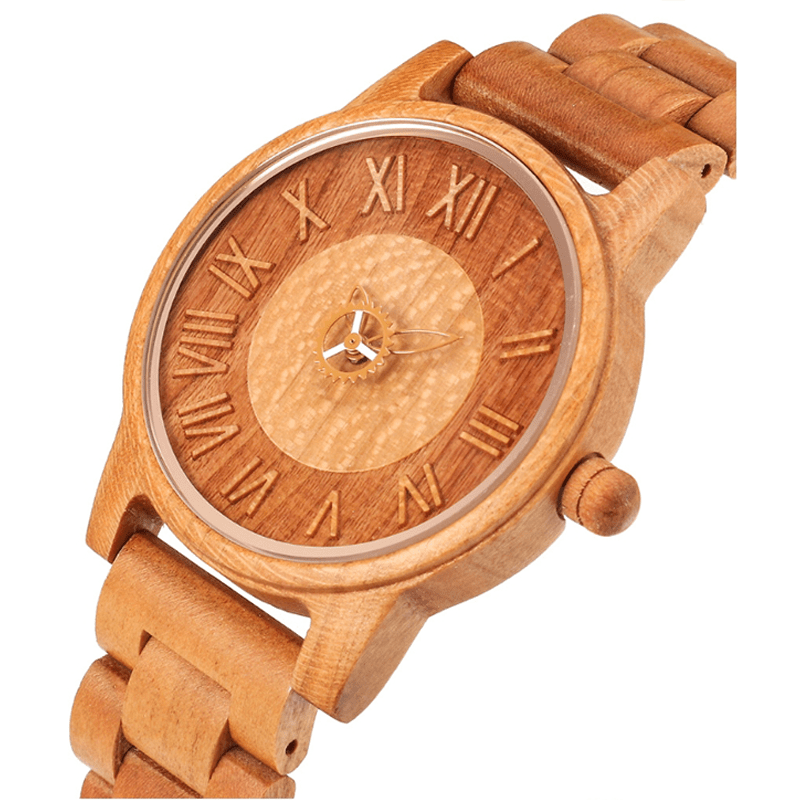 Maturelion Fashion Wooden Couple's Watch for Men and Women（Customization Available）