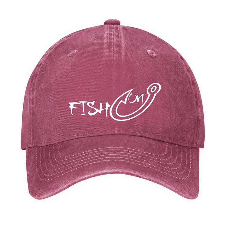 Maturelion Fish On Funny Fishing Cap