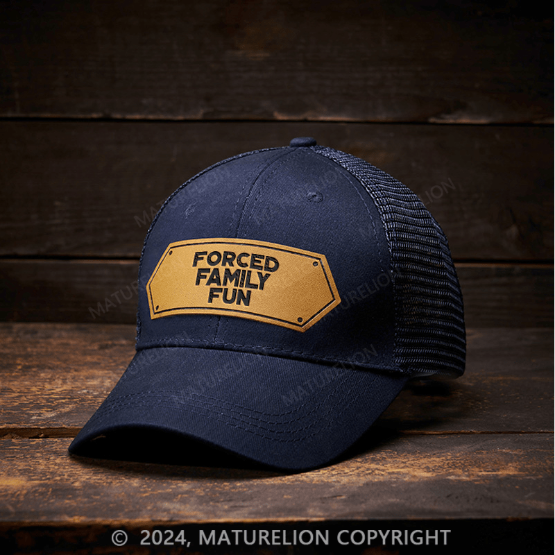 Maturelion Forced Family Leather Patch Cap